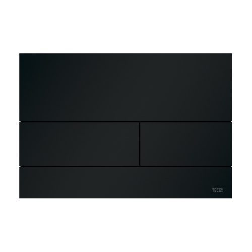 ТЕСЕ 9240833 Металлическая панель (кнопка) смыва для унитаза TECEsquare II, черная матовая