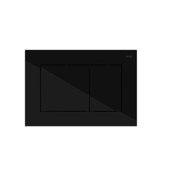 Панель смыва RIVO Touch line Черный глянцевый (glossy BLACK)