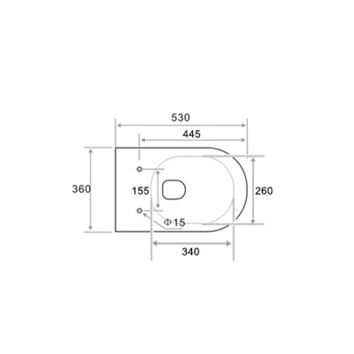 TECE K440407WCP Инсталляция TECEbase 2.0 в комплекте с черной матовой панелью (кнопкой) смыва TECEnow и унитазом TECEspring R