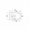 TECE K440407WCP Инсталляция TECEbase 2.0 в комплекте с черной матовой панелью (кнопкой) смыва TECEnow и унитазом TECEspring R