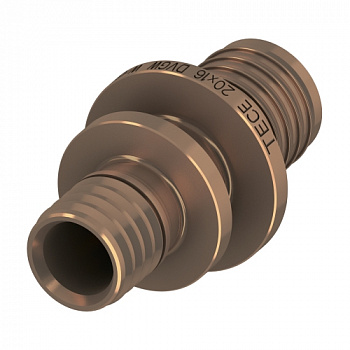 ТЕСЕ 706605 Соединение труба-труба редукционное TECEflex 25 x 20, бронза