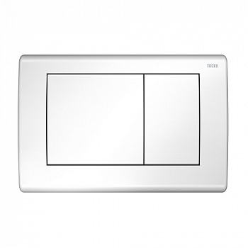 TECE 9240324 Металлическая панель (кнопка) смыва для унитаза TECEplanus, белая глянцевая