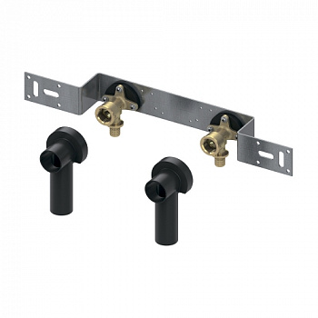 ТЕСЕ 765130 Монтажный комплект TECEflex с настенными уголками из стандартной латуни