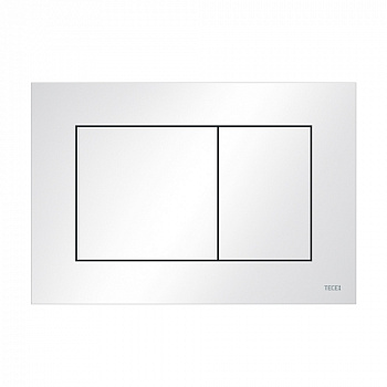 TECE 9240405 Пластиковая панель (кнопка) смыва для унитаза TECEnow, белая, антибактериальное покрытие