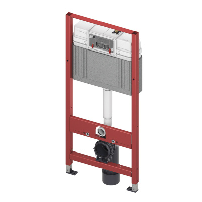 TECE K440407WCP Инсталляция TECEbase 2.0 в комплекте с черной матовой панелью (кнопкой) смыва TECEnow и унитазом TECEspring R