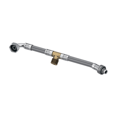 TECEprofil армированный шланг с тройником для застенного смывного бачка