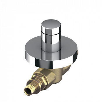 ТЕСЕ 751116 Шаровой кран TECEflex с декоративным колпачком 16x16