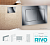 Панель смыва RIVO Touch line Хром глянцевый (glossy CHROME)