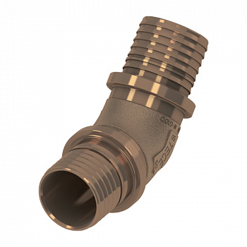 ТЕСЕ 707167 Уголок соединительный 45° TECEflex 25 x 25, бронза