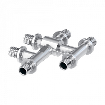 ТЕСЕ 718501 Двойной тройник TECEflex 16x16x16