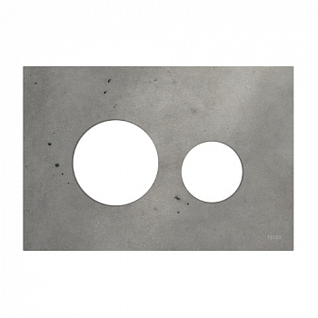 TECE 9240614 Бетонная лицевая панель смыва для унитаза TECEloop modular, светлый бетон