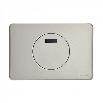 Металлическая панель смыва для унитаза TECEspring SL, нержавеющая сталь, сатин, покрытие против отпечатков пальцев