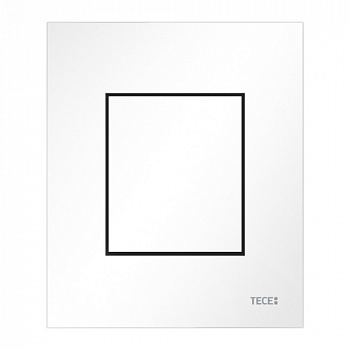 Пластиковая панель (кнопка) смыва для писсуара  TECEnow, белая, антибактериальное покрытие, 9242405