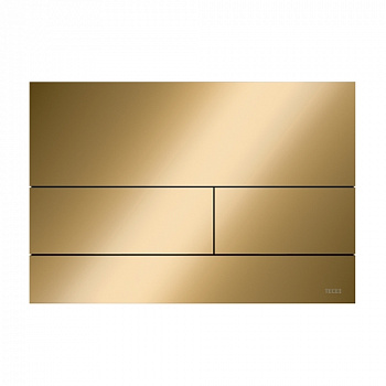 TECE 9240839 Металлическая панель (кнопка) смыва для унитаза TECEsquare, PVD покрытие: глянец, позолоченный