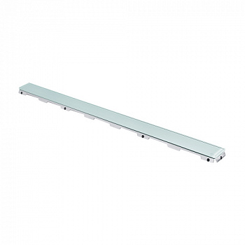 Стеклянная панель TECEdrainline для душевого канала, прямая, стекло зеленое, 1200 мм, 601290