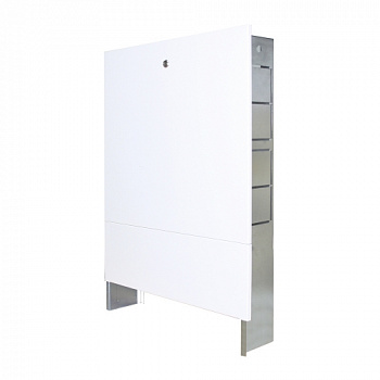 Шкаф коллекторный встраиваемый, белый окрашенный