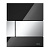 Стеклянная панель (кнопка) смыва для писсуара TECEsquare, стекло черное, клавиши хром глянцевый, 9242807