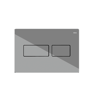 Панель смыва RIVO Touch lux Хром глянцевый (glossy CHROME)